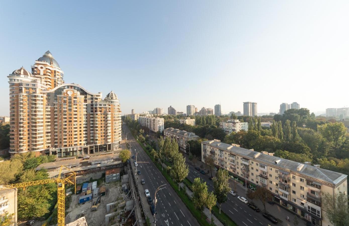 Апартаменти Люкс Класу В Новому Будинку В Центрі Kiew Exterior foto